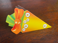 KidsCone Combo GiftCard light orange / yellow "Flower"