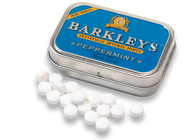 Barkleys Peppermint Mini sugar free 1 x 15g / 0.5oz tin