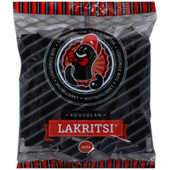 Kouvolan Lakritsi Kouvolan Lakritsi Lakritsipalat, Finish Soft Licorice  1 x 300g / 10.5oz Bag (red)