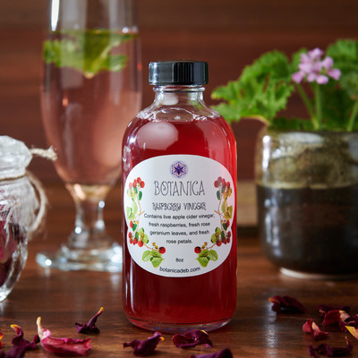 Fresh Raspberry Vinegar