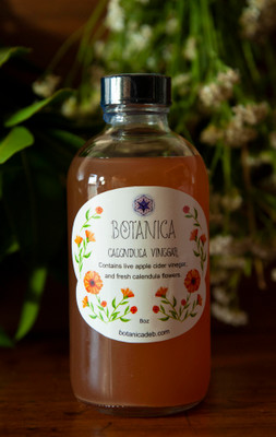 Fresh Calendula Vinegar