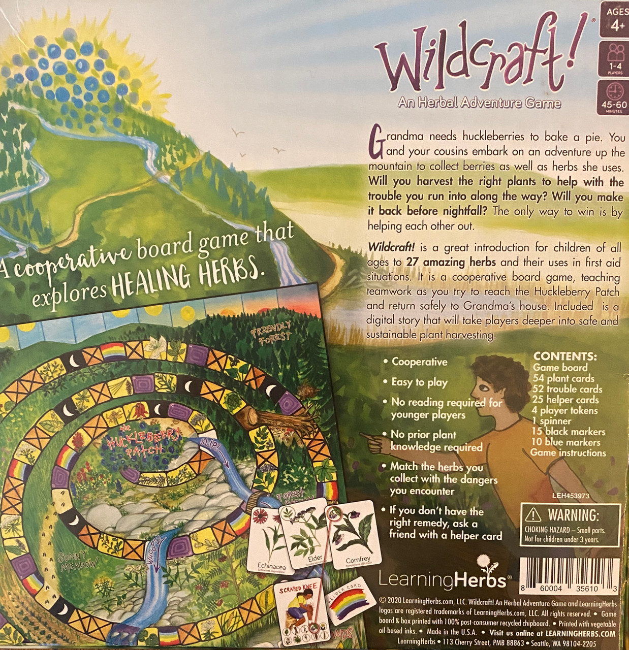 Wildcraft An Herbal Adventure Game, a cooperative board game by The N