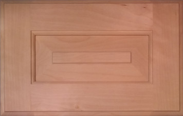 DTDF 1058HZF - Drawer Front Solid Wood - White Birch