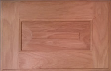DTDF 1058HZF - Drawer Front Solid Wood - White Oak