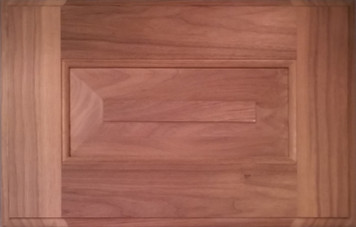 DTDF 1058HZF - Drawer Front Solid Wood - Walnut