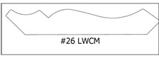 # 26 LWCM
11/16 x 4 ¼ x 8’

