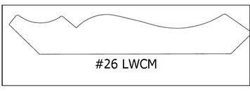 # 26 LWCM
11/16 x 4 ¼ x 8’
