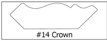 #14 Crown - ¾ x 2 5/8 x 8’