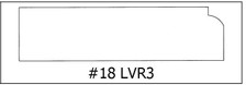 #18 LVR3 - ¾ x 3 x 8’