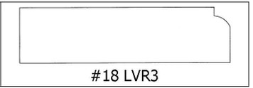 #18 LVR3 - ¾ x 3 x 8’