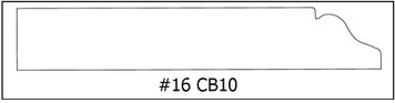 #16 CB10  ¾ x 4 ½ x8’