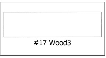 #17 Wood 3 - ¾ x 3