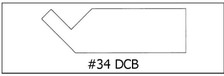 #34 DCB -¾ x 2 1/2
