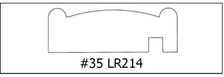 #35 LR214 -¾ x 2 1/4