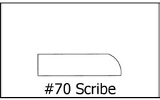 #70 Scribe 5/16 x 1 ¼ x 8’