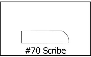#70 Scribe 5/16 x 1 ¼ x 8’