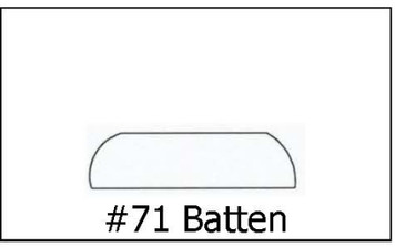 #70 Batten - 5/16 x 1 ¼ x 8’