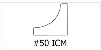 #50 ICM- ¾ x ¾ x 8’ 
