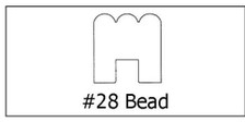#28 Bead - ¾ x 3/4