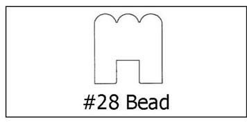 #28 Bead - ¾ x 3/4