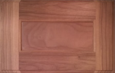 DTDF 1038HZW - Drawer Front - Walnut