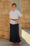 This Florence Blouse has the ruffle option
