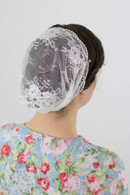 White Rose Head Wrap
