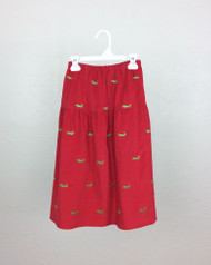 Girls Alligator Skirt Size L