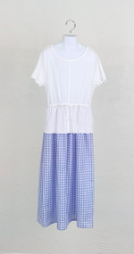 Girl's Blue Gingham Dress