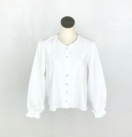 Ladies White Classic Blouse