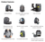 Pictured features of the Rotation 180 Pro Deluxe Camera Backpack