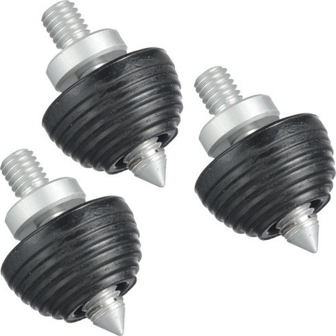 feet tripod spiked gitzo retractable adapter rubber pieces accessories supports spikes parts