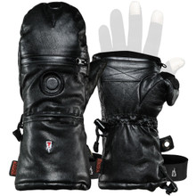 Front of full leather shell for HEAT3 Extreme Winter Photography Gloves System (glove liner sold separately).