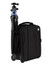 Carry-on camera bag can accommodate a tripod or compact lighting stand in the side pocket(tripod not included)