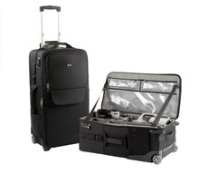Large capacity rolling camera and video case carries everything you need