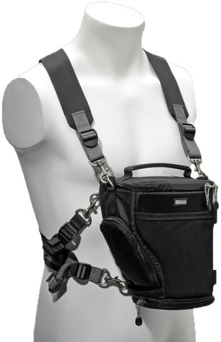 Carry your Digital Holster v2.0 expandable camera bag in front of your torso