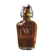 Personalized Swing Top Glass Flask
