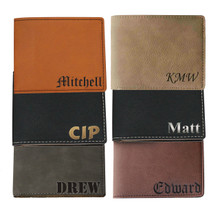 Personalized Leather Bi-Fold Wallet for Him