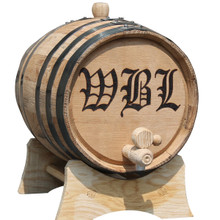 Personalized 3 Liter Mini-Oak Whiskey Barrel