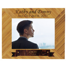 Personalized Wood Picture Frame For Groomsmen