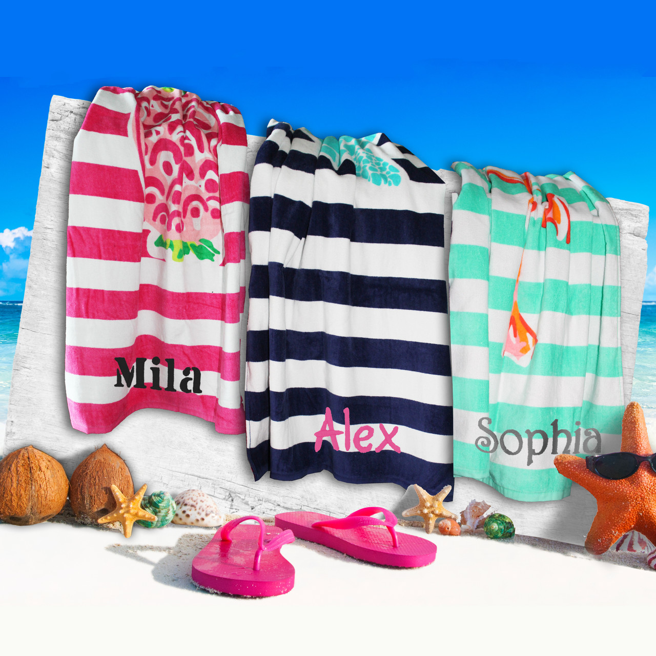 Personalized towels outlet for kids