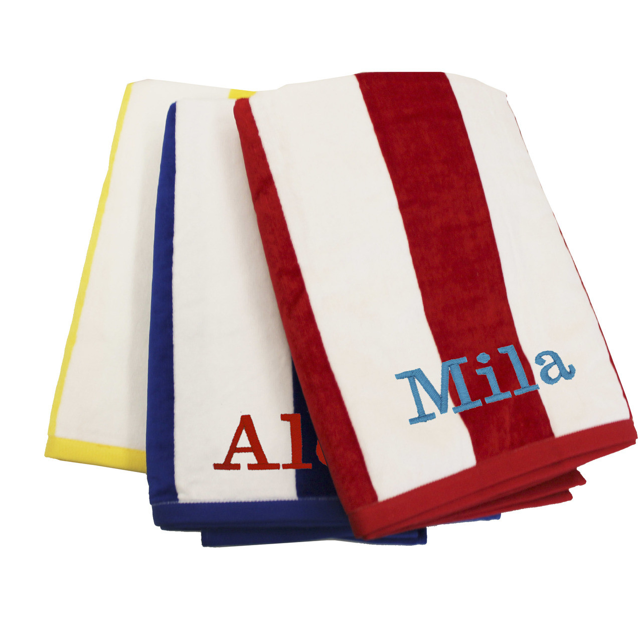beach towels with names on them
