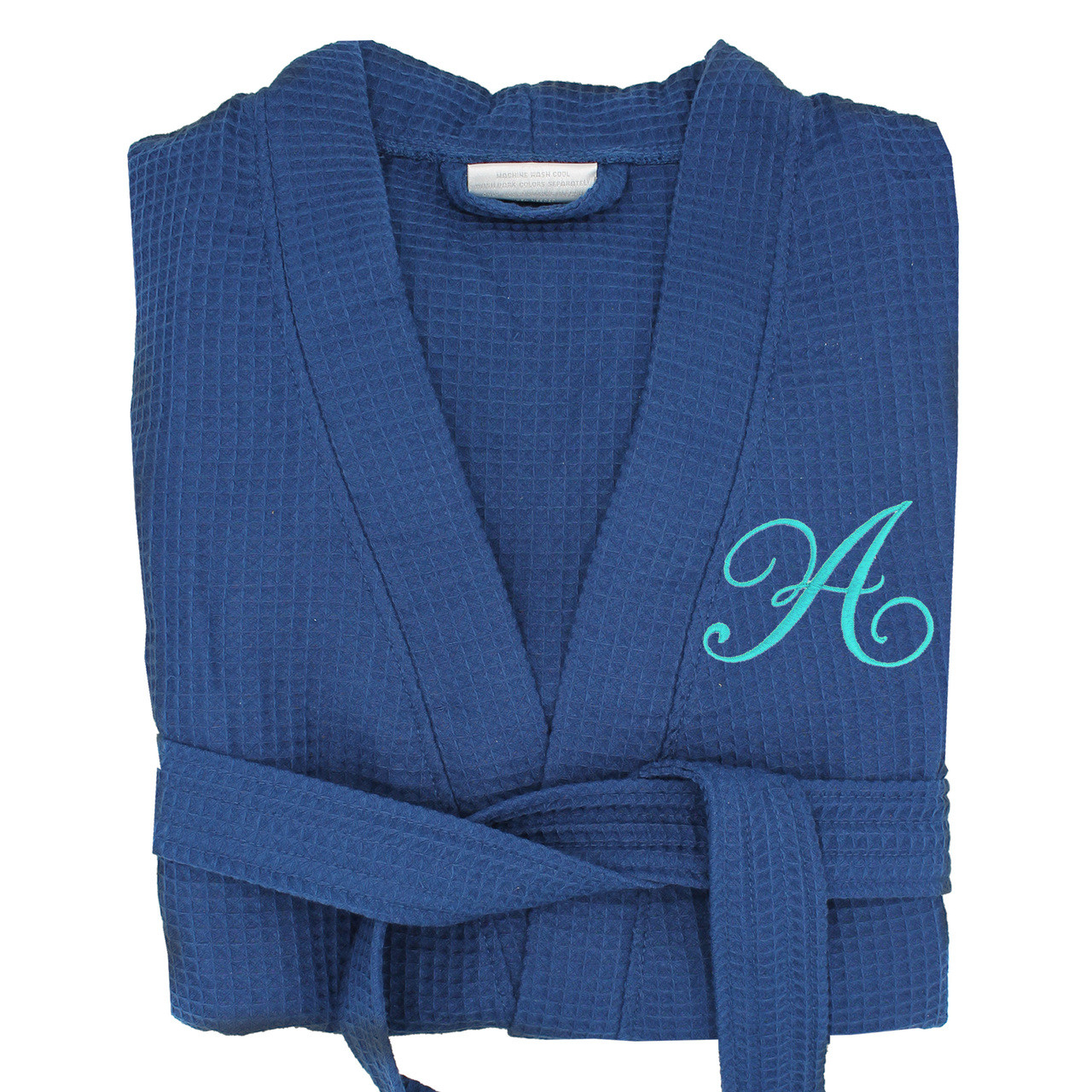personalised waffle robe