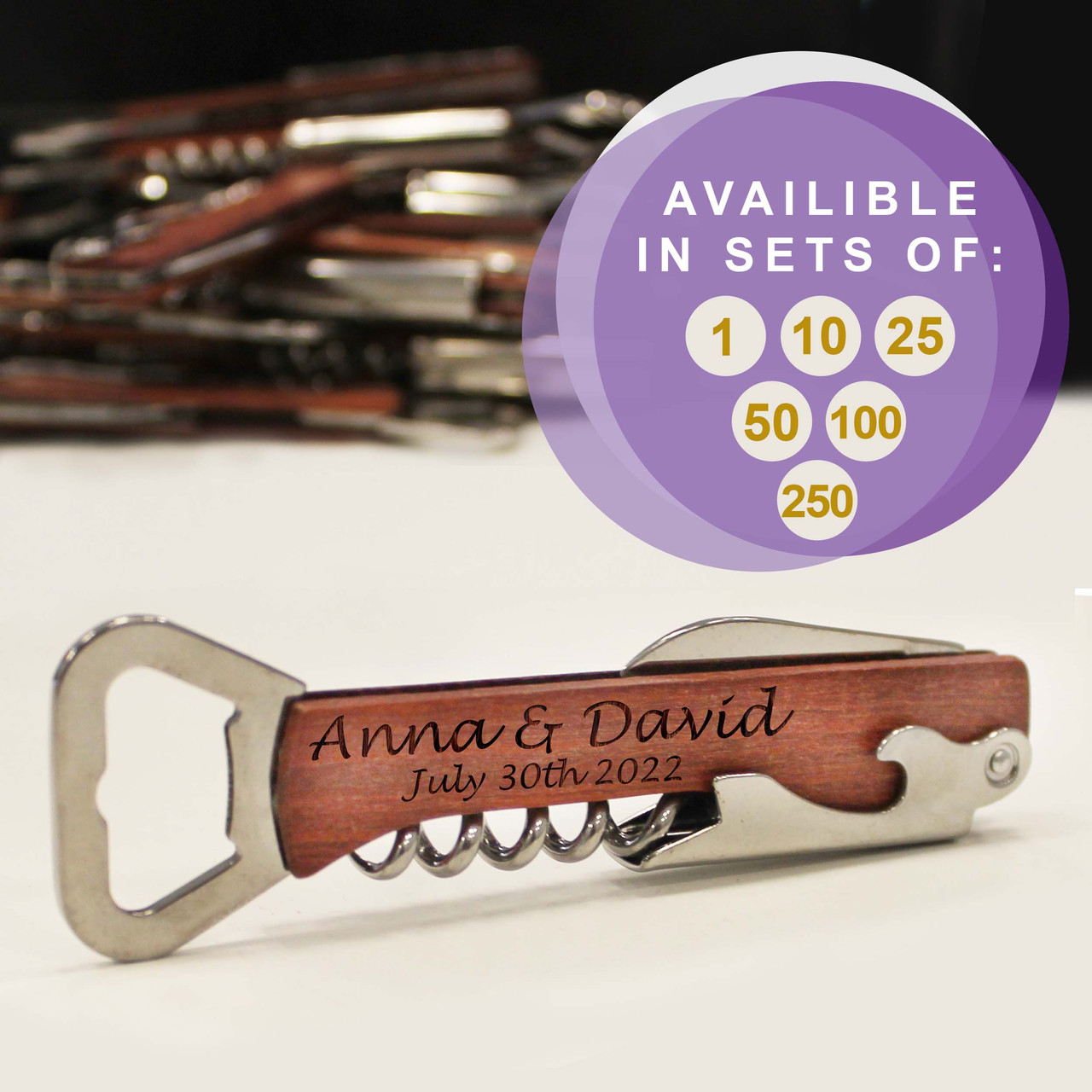 Personalized wine bottle opener favors deals