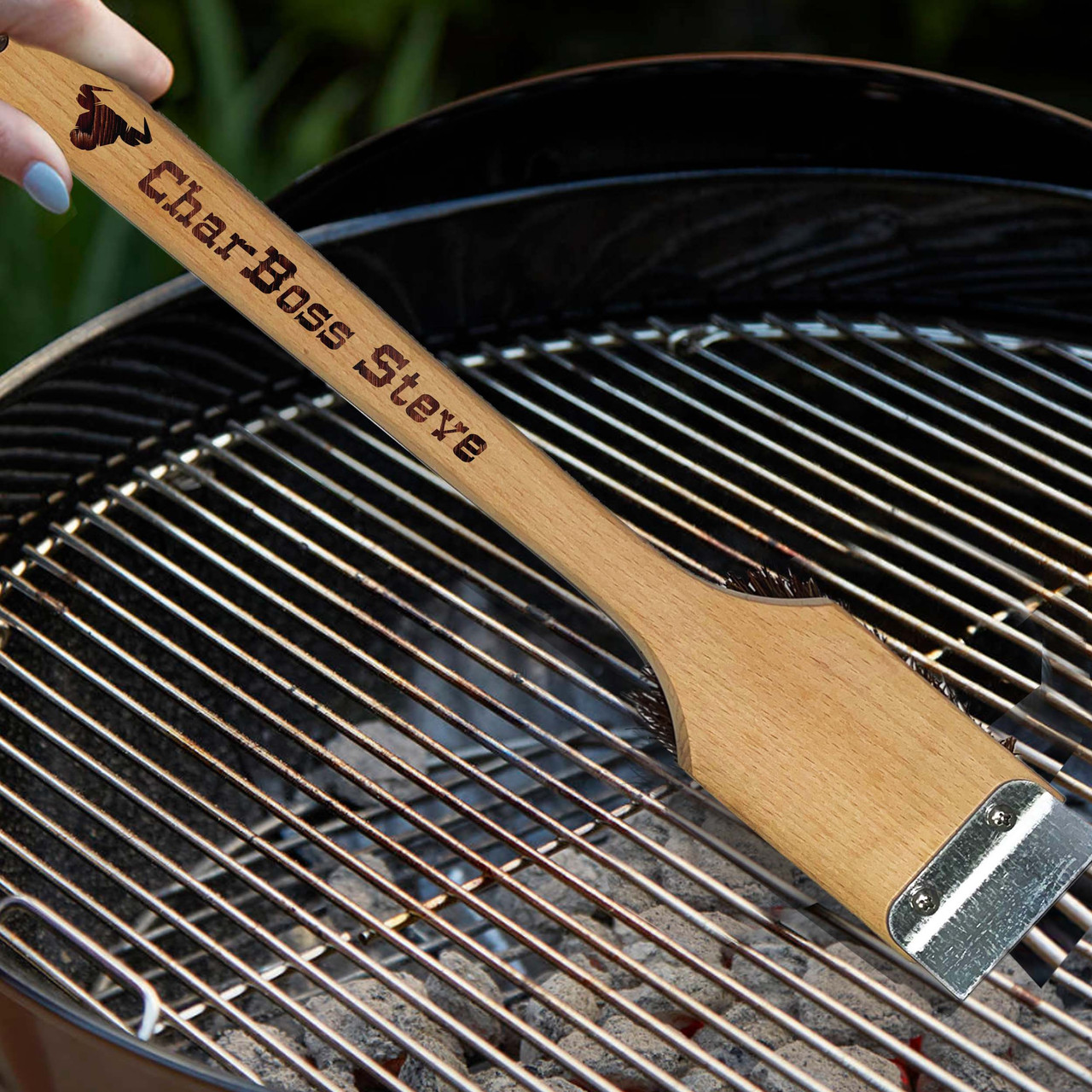 Personalized BBQ Grill Brush
