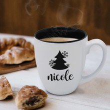 Personalized Christmas Holiday Coffee and Hot Chocolate Mugs