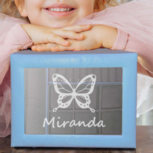 Personalized Girls Jewelry Box with Name