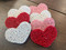Soap Lift Heart, red, baby pink and white
