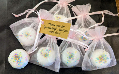 Doughnut Sprinkle Baby Favors