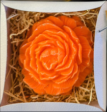 Sculpted cabbage rose